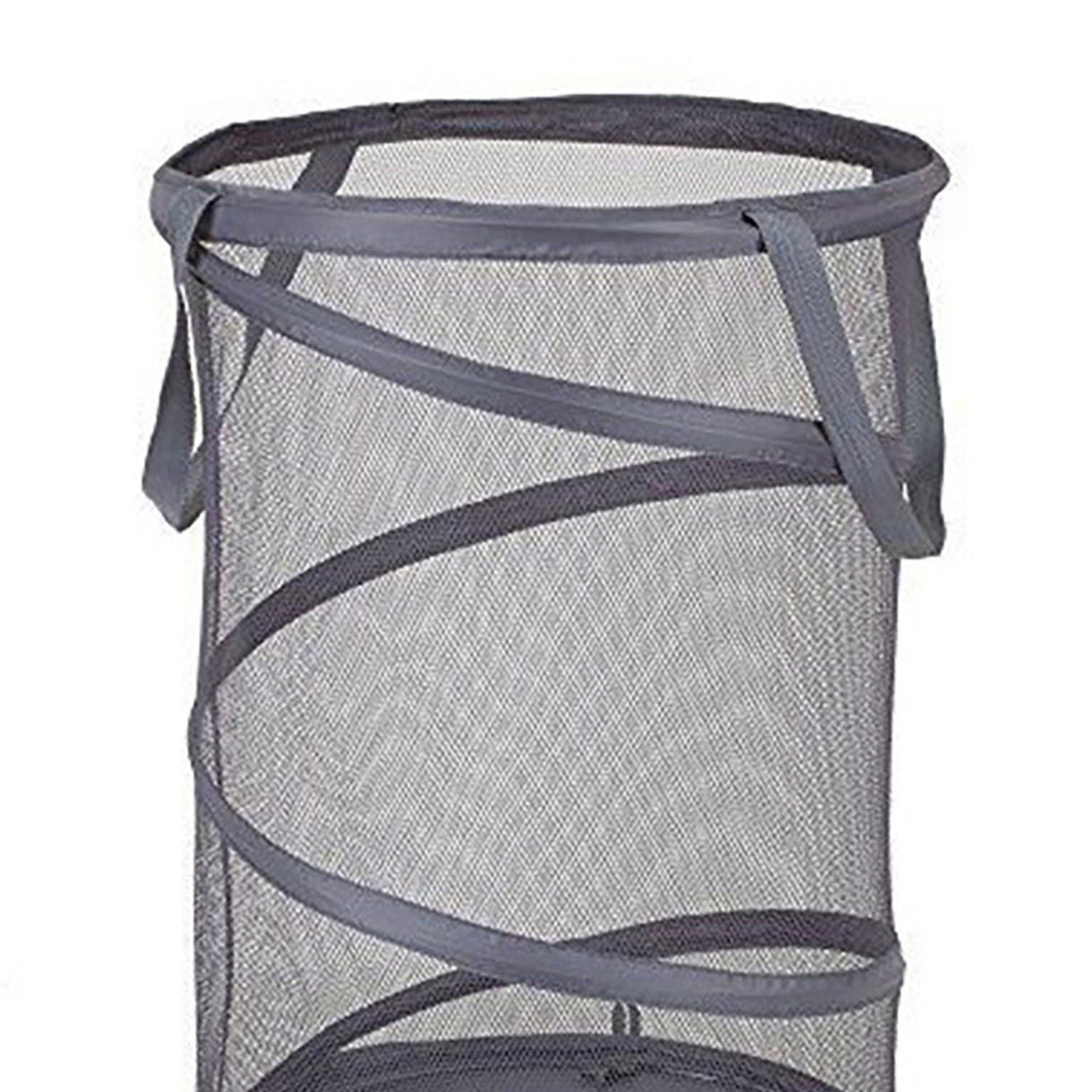 youlianba Dirty Clothes Basket Sturdy Laundry Basket Foldable Mesh Laundry Basket Space-saving Moisture-proof Design with Handle Portable 60l Dirty Clothes Hamper