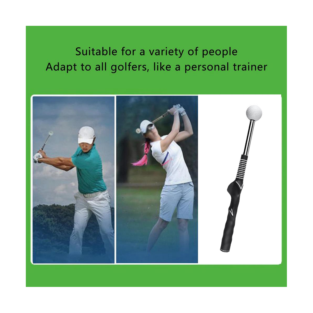 Golf Swing Practice Stick Telescopic Golf Swing Trainer Golf Swing Master Training Aid Golf Practice Posture Corrector