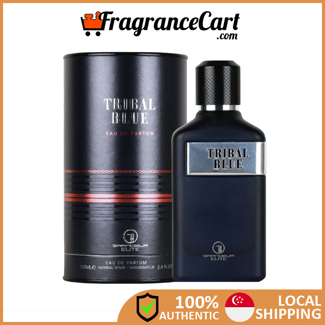 香水(男性用) Grandeur Tribal Blue 100ml Tribal Blue by Grandeur - Eau de Parfum for Men -100ml (3.4