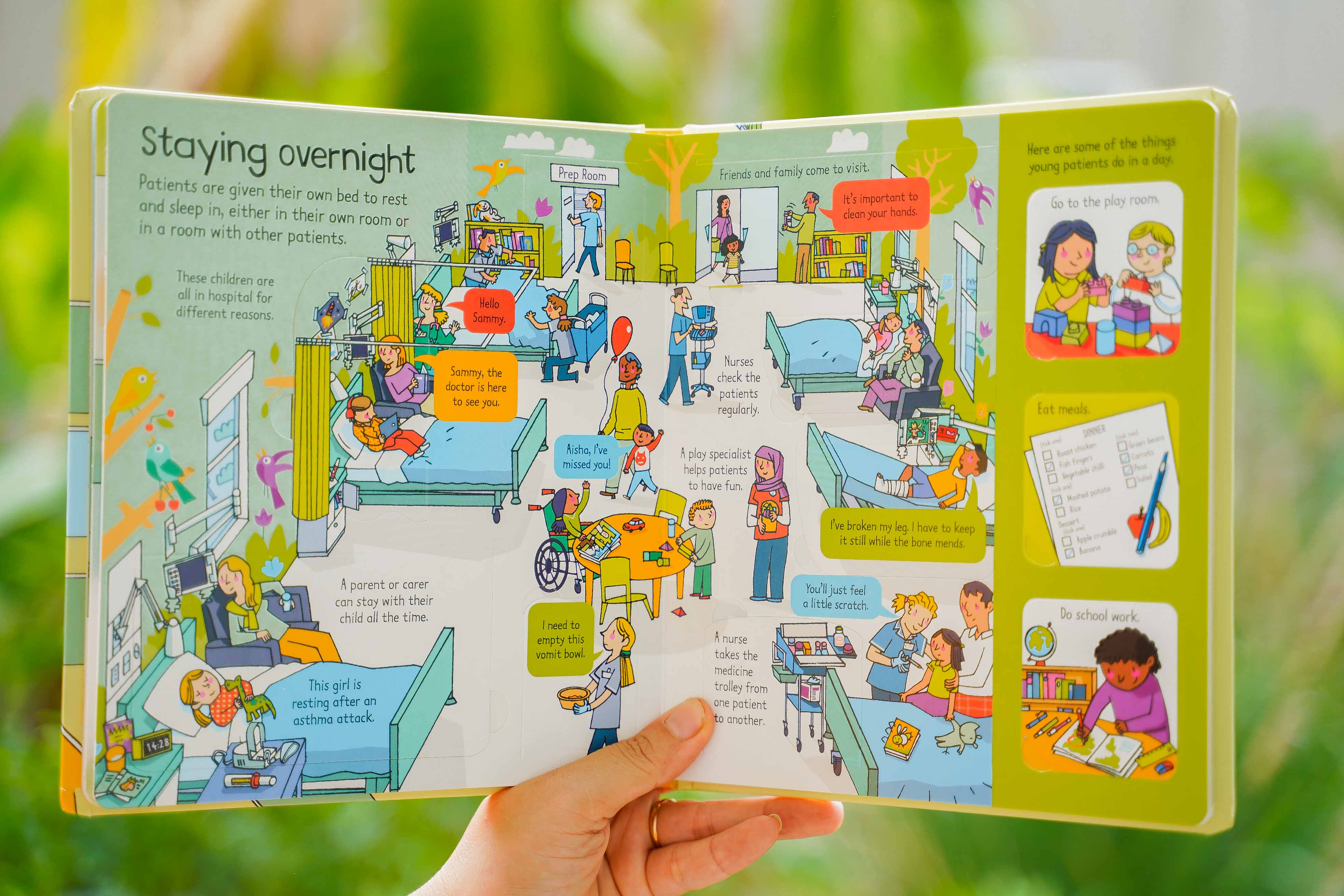 Sách tiếng Anh Usborne lật mở khám phá Look Inside cho trẻ 3-5 tuổi