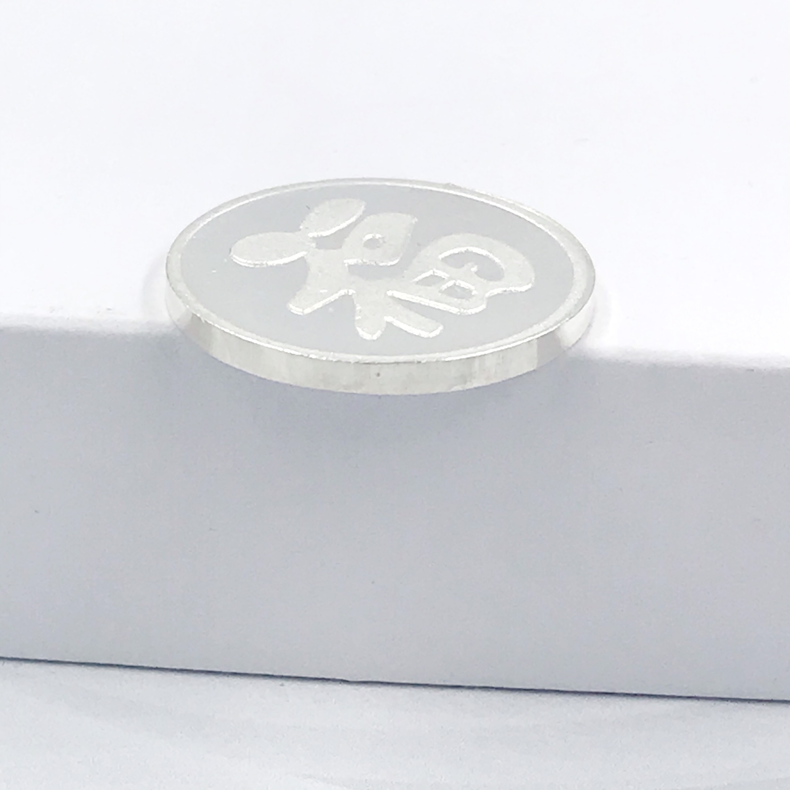 Đồng Xu Đánh Gió Đánh Cảm Bạc Ta Nguyên Chất S99 Mã Đáo Thành Công Đường Kính 2.3cm Bạc Hiểu Minh XDG4