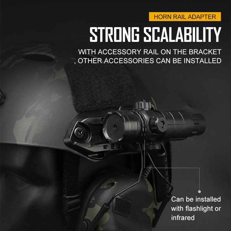 IDOGEAR Tactical FAST Helmet Rail Adapter Buckle Retainer for Comtac ...
