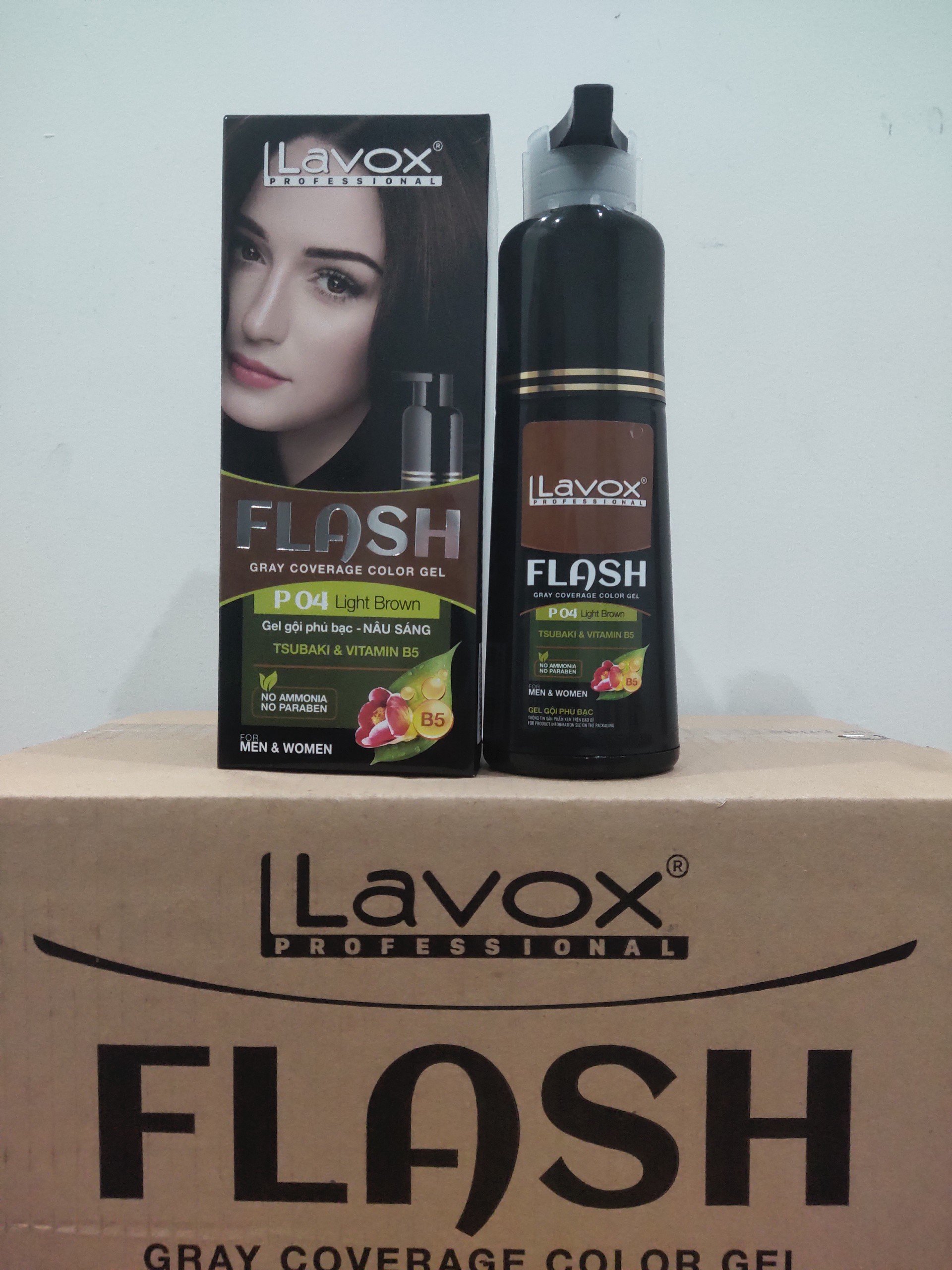 Dầu Gội phủ Bạc Lavox Flash- Dung tích lớn 200ml