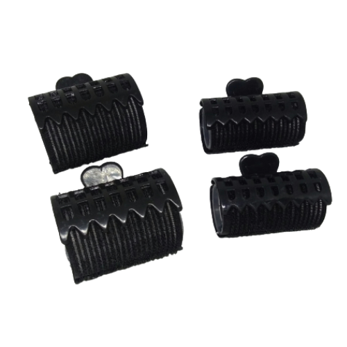[Available Products]Combo of 2 Black Hair Curling Clips - Hair Curling Clips for Bangs