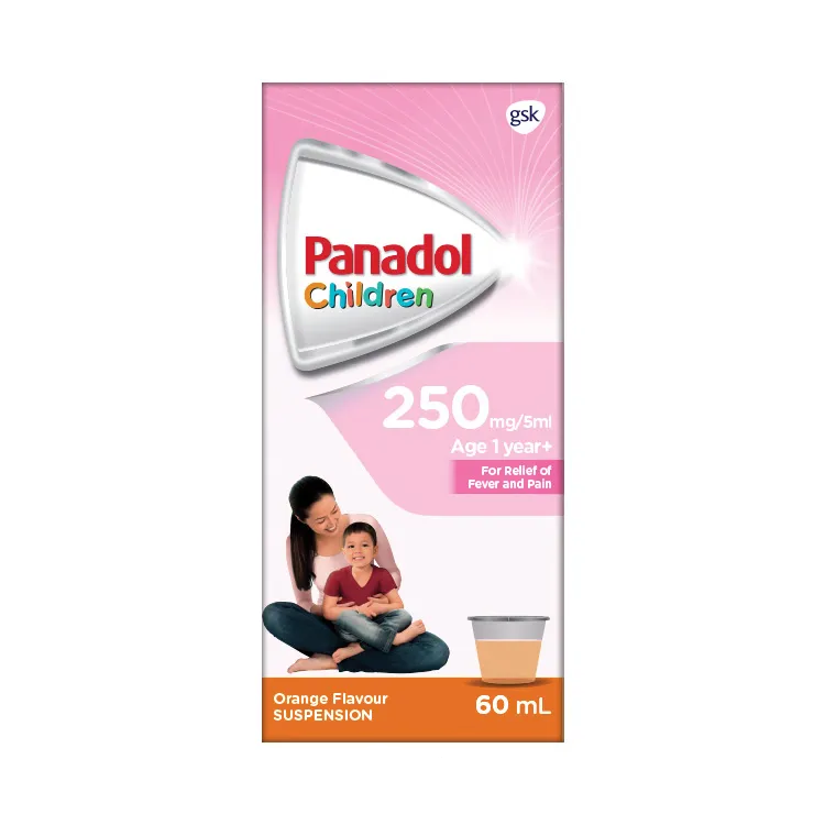 PANADOL (PCM-S) SYRUP 250mg/5ml CHILD 1 YEARS+ (ORANGE) 60ml | Lazada