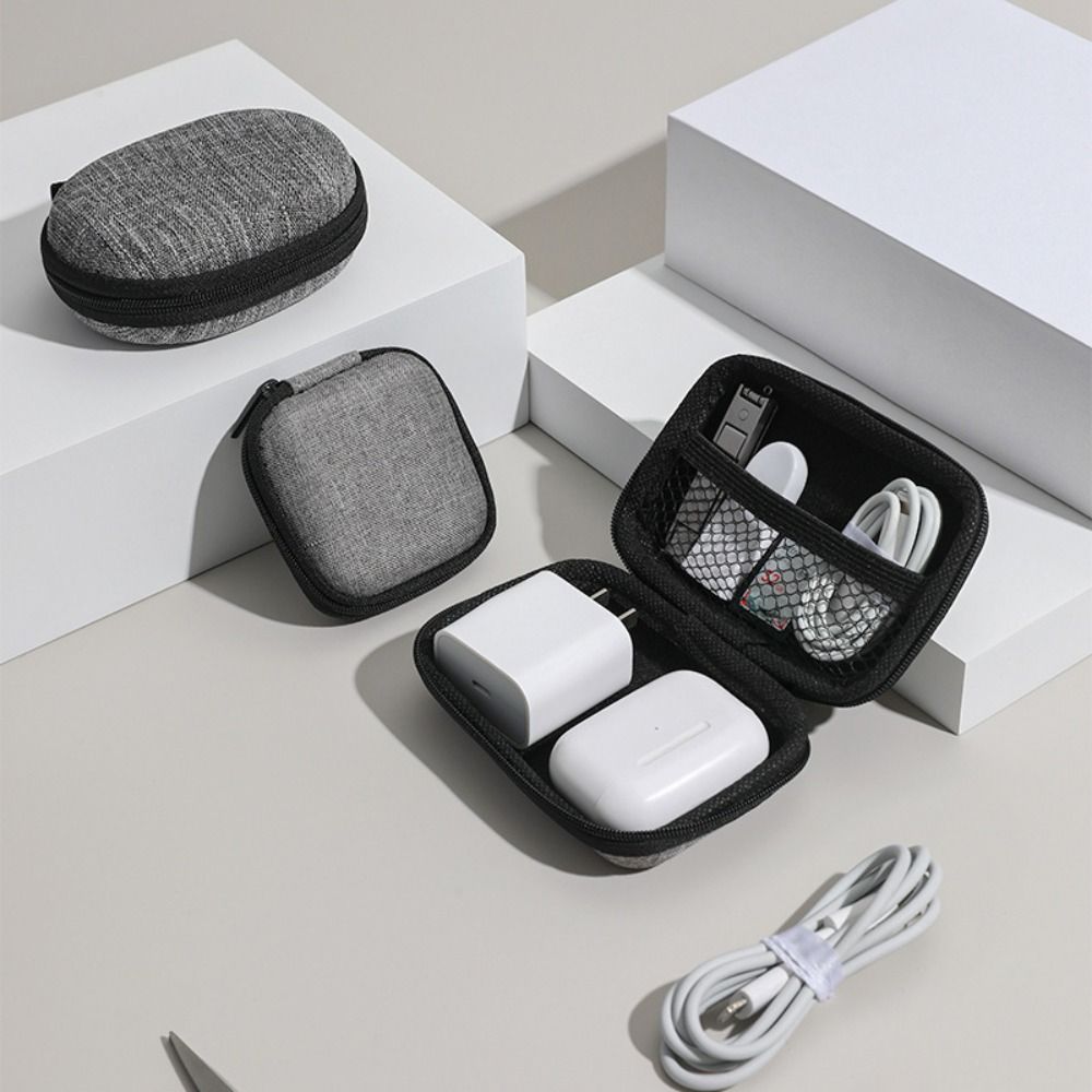 MISAP Multifunctional Digital Storage Bag Earphone U Disk Protective Cover Portable Accessories Charger Data Cable Organizer