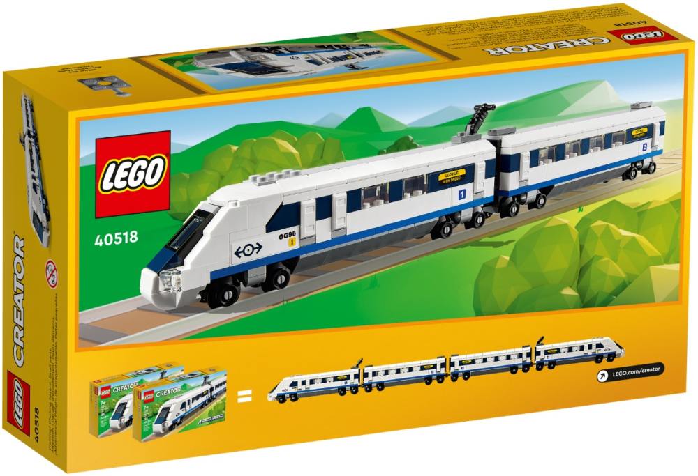 LEGO® 40518 Creator High-Speed Train 284pcs 7+ Đồ Chơi Lắp Ráp lego
