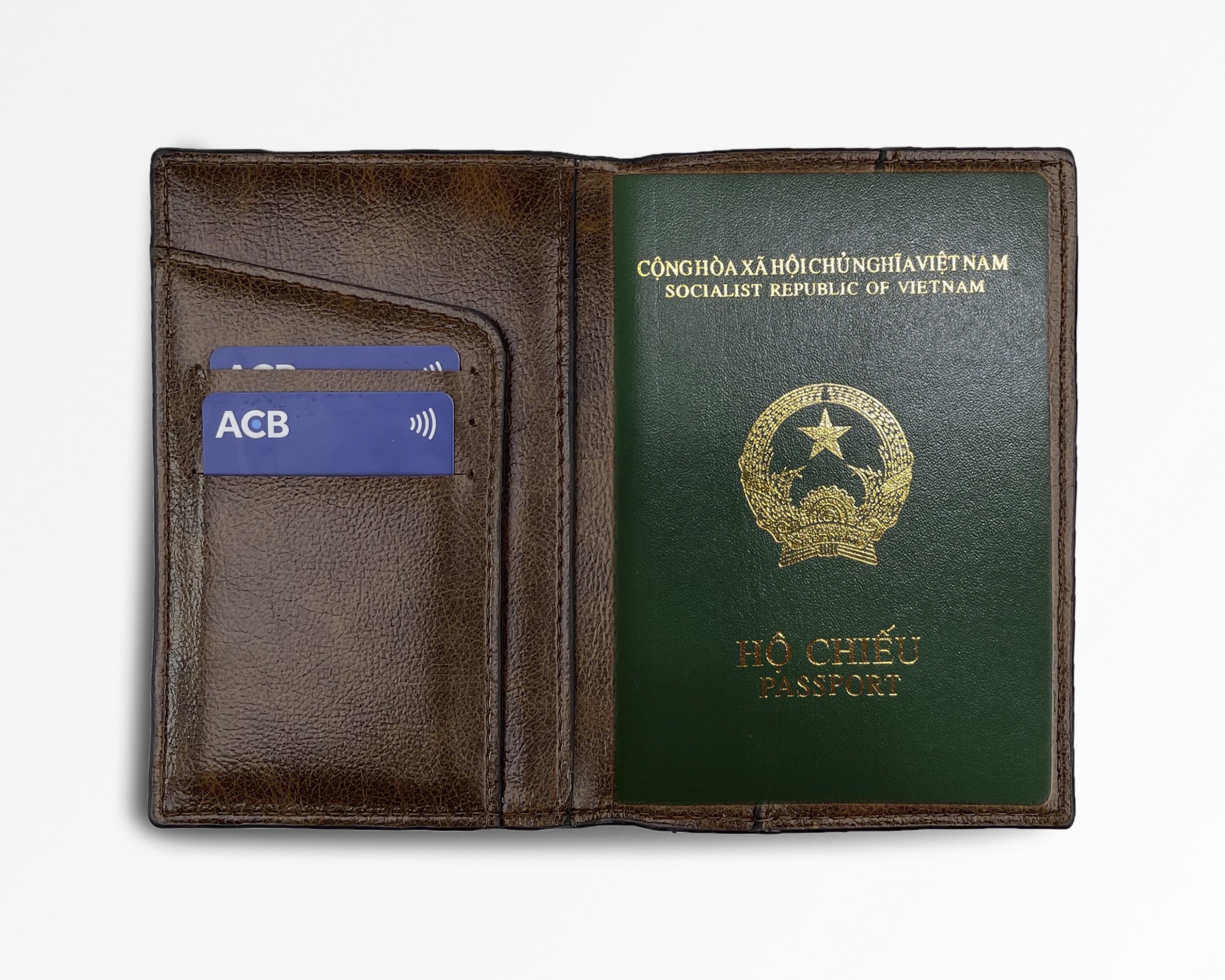 Ví Đựng Passport , Đựng Hộ Chiếu Da PU Cao Cấp Heika