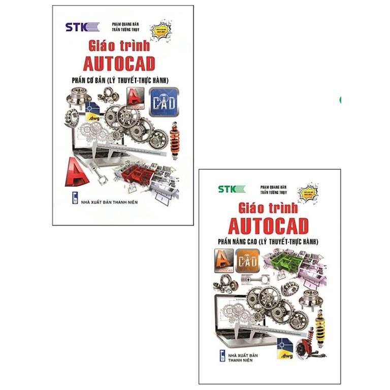 Combo giáo trình autocad phần cơ bản và giáo trình autocad phần nâng cao