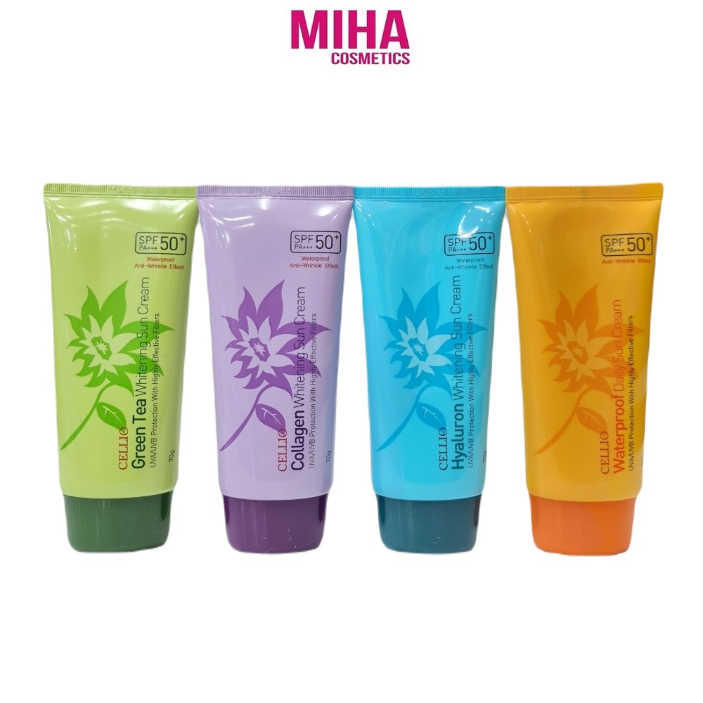Kem chống nắng cellio sun cream spf50 pa+++ 70g hàn quốc