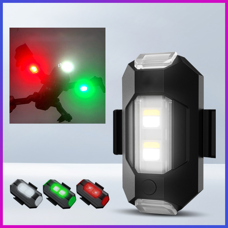 SEAMETAL 7 màu sắc Đèn Nhấp Nháy Mini Đèn Cảnh Báo Đèn LED Xe Hơi Thông Dụng Cho Xe Máy Xe Đạp