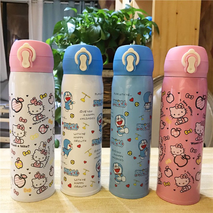 [HCM]BÌNH GIỮ NHIỆT HELLO KITTY 500ML