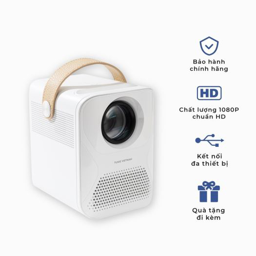 Máy chiếu mini tunie projector ss02 full hd 1080p | phản chiếu chân thực