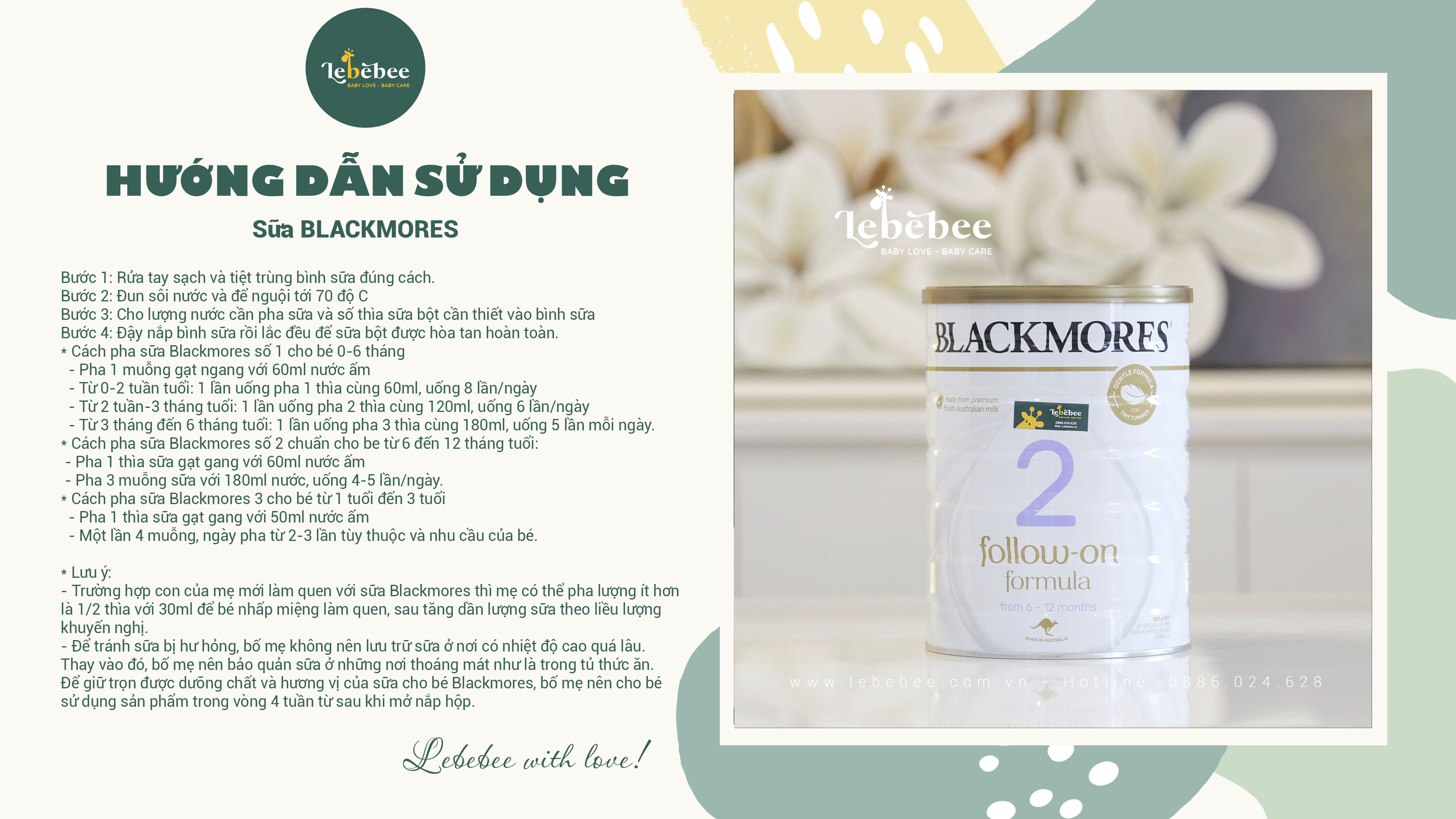 Sữa Blackmore Úc Cho Bé 900G - Số 3
