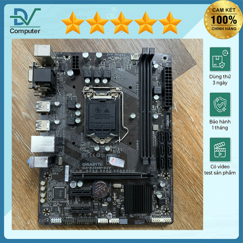 B250 d2v gigabyte đẹp bh 1 tháng
