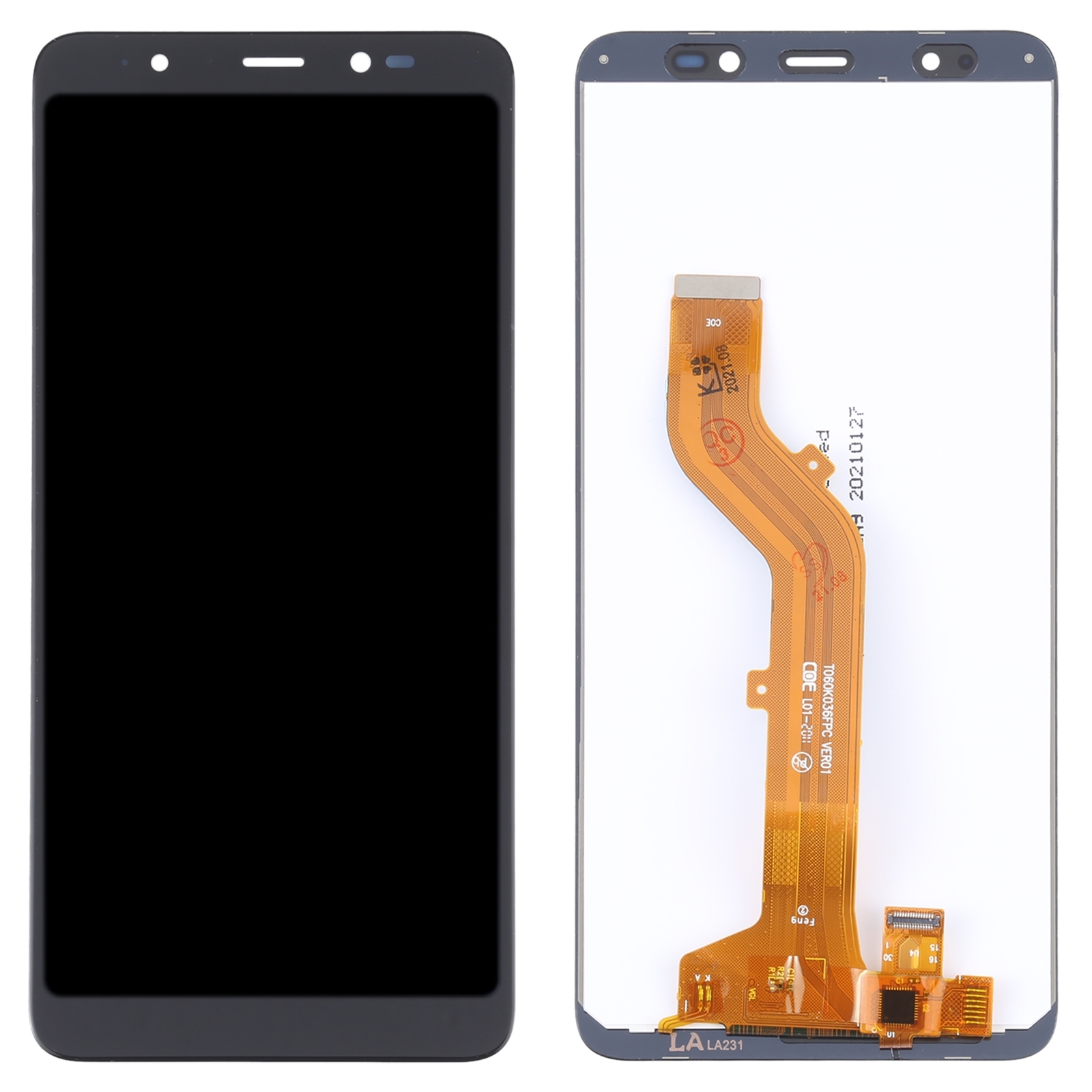LCD Screen and Digitizer Full Assembly For Itel P33 Plus(ZSHS)