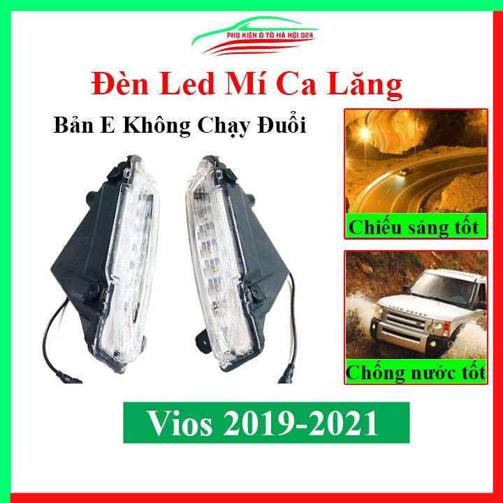 Đèn led mí ca lăng xe ô tô Vios 2019-2021 bản E không chạy đuổi, chiếu sáng tốt, trang trí xe hơi cực chất