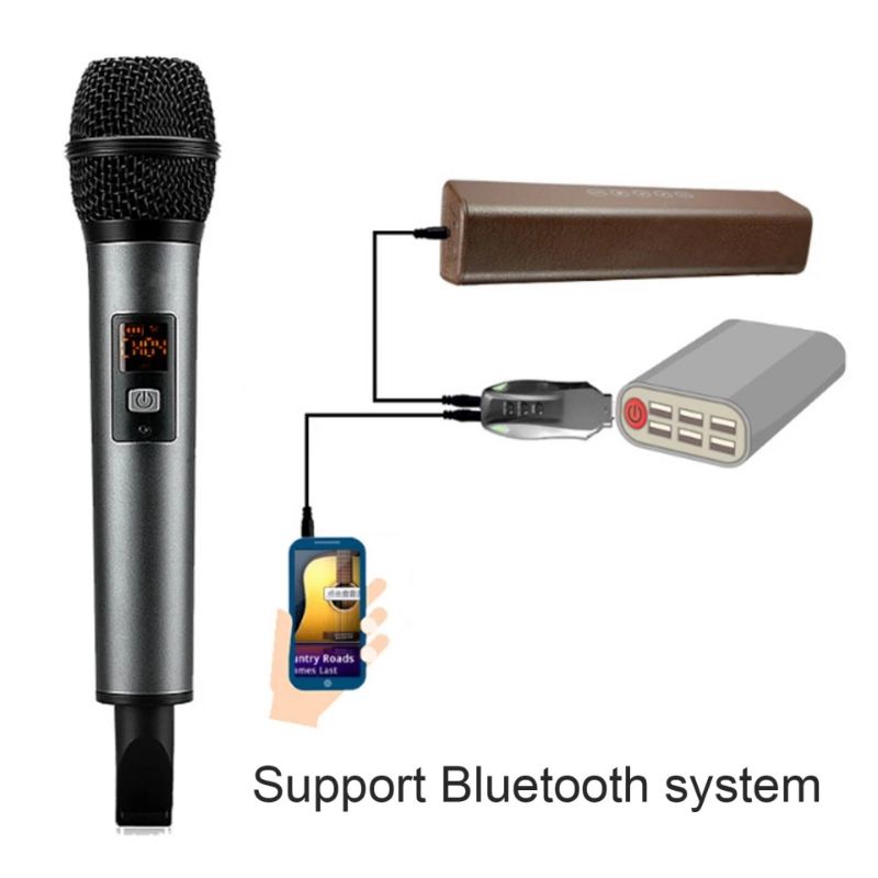 Micro Không Dây Có Echo và Bluetooth K18V BX7, Dùng Cho ô tô, Loa Bluetooth