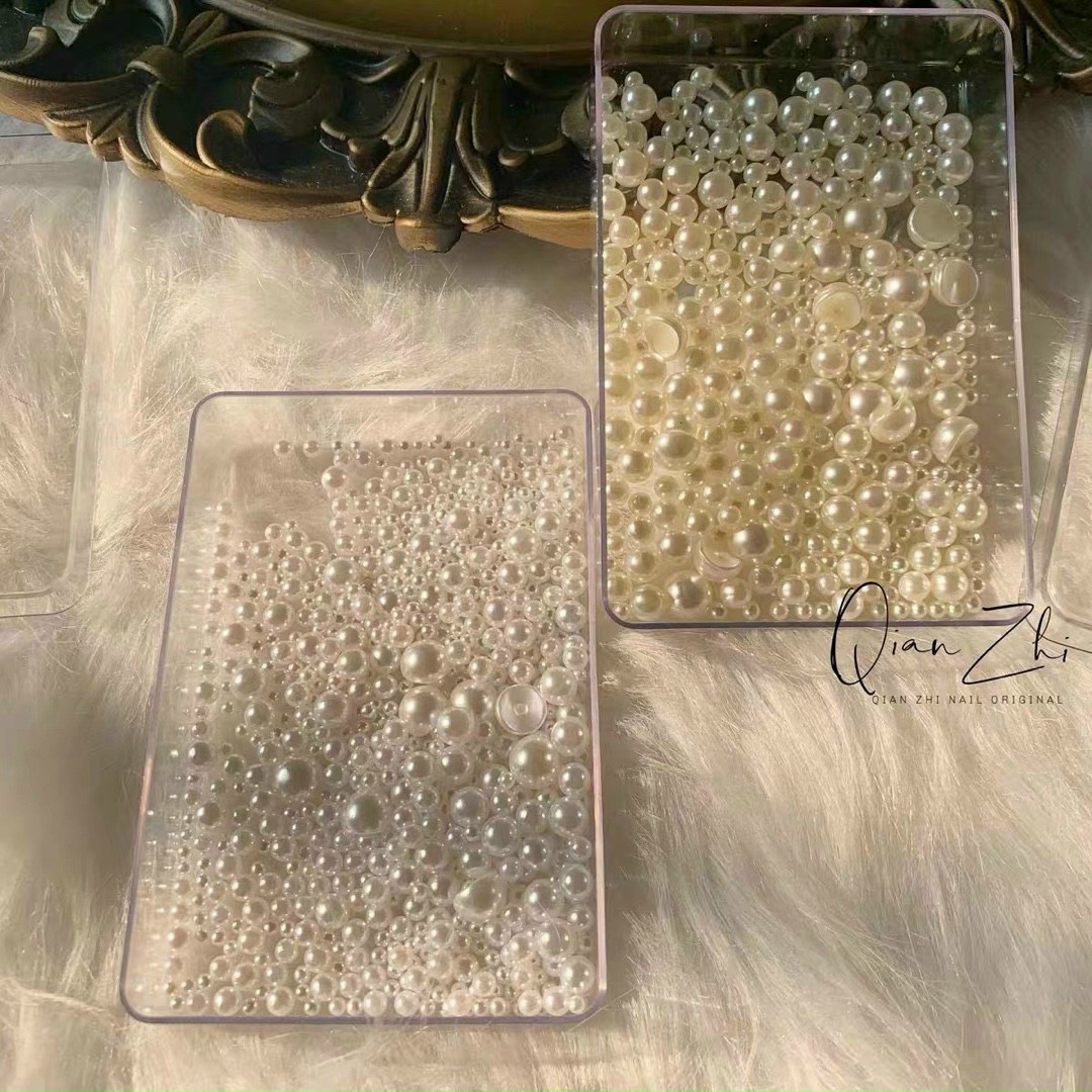 Khay Hạt Trai Set Hạt Trai Nhiều Side Nail - sinailmi