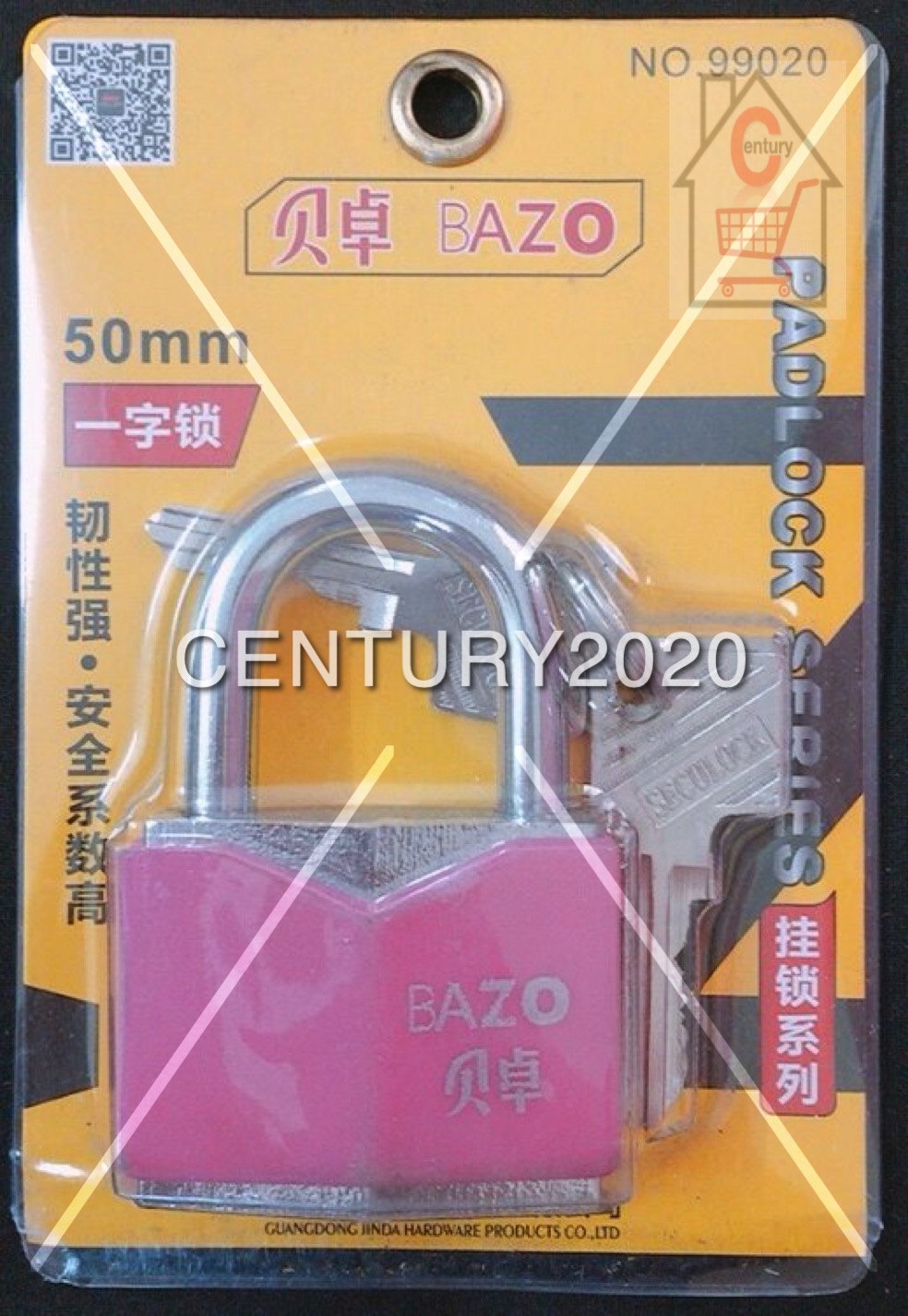 BAZO Padlock Premium Quality Anti Rust Pad Lock 50mm | Lazada