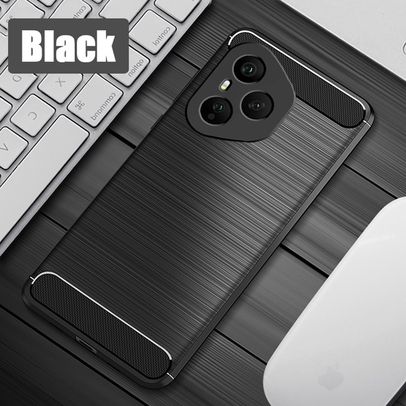 For Honor 400 Pro case Carbon Fiber Soft TPU Silicone Anti-fingerprint Shockproof Business Protection For Honor400 Pro Back Cover Phone cases. 