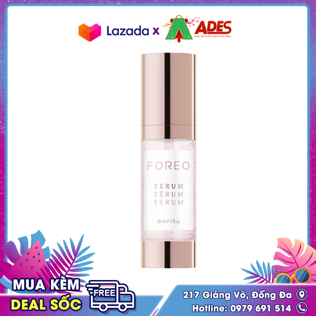 Serum foreo 30ml dùng cho máy foreo luna 3 và luna 3 plus, foreo bear - hàng chính hãng