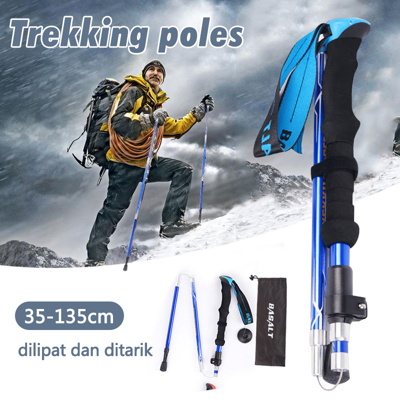 COD Trekking pole lipat tracking pole naturehike 5Node tongkat pendaki