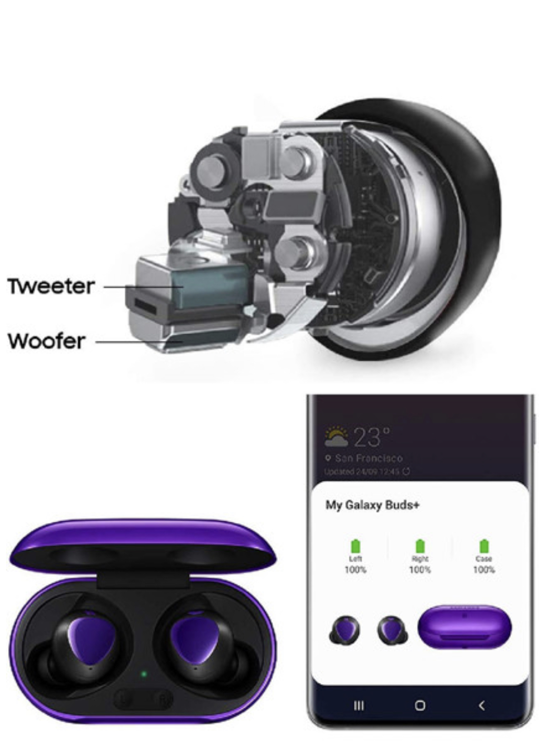 BTS x Samsung Galaxy Buds Plus+ BTS Edition Wireless Bluetooth