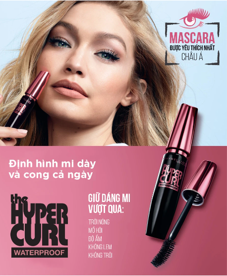 Mascara Dài Và Cong Mi Maybelline Hyper Curl Waterproof 9.2ml