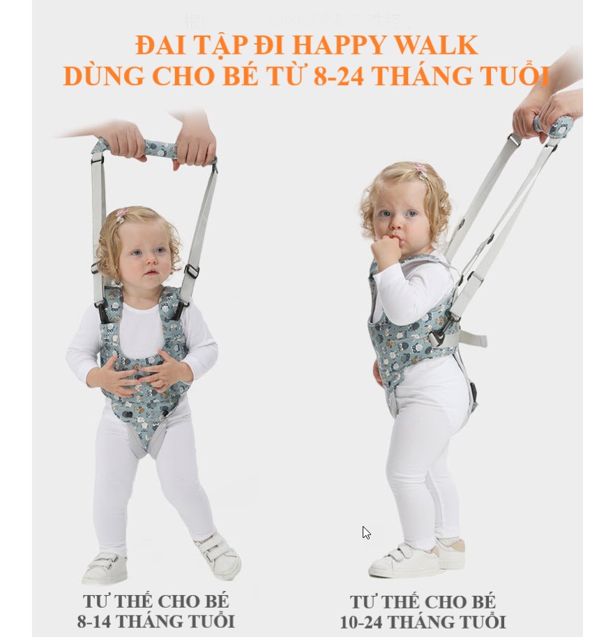 Đai tập đi Happy Walk 106A mới hàng đẹp