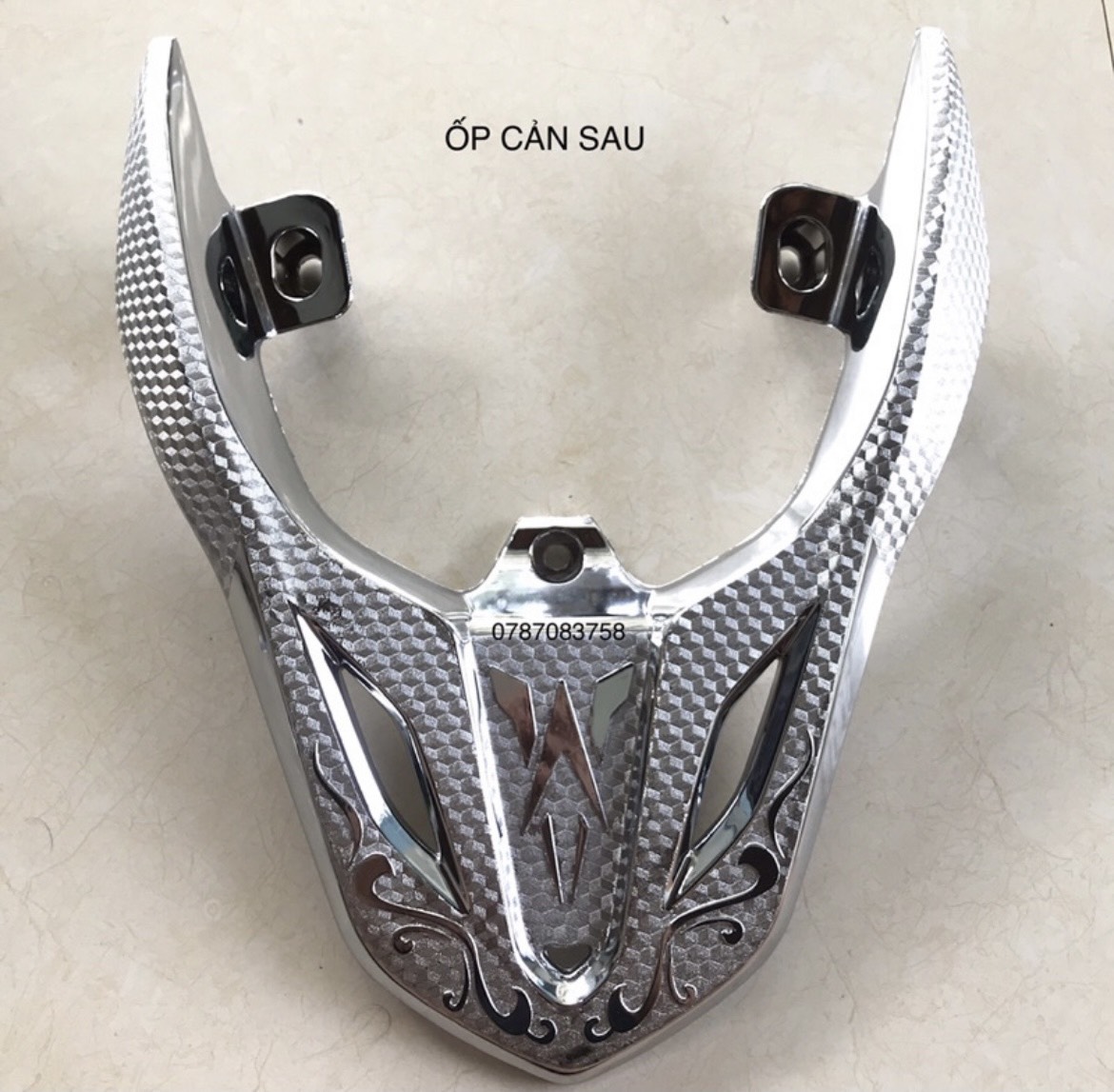 Ốp cảng sau dành cho xe Vision 2021-2023 (mạ crom hay mạ cacbon)