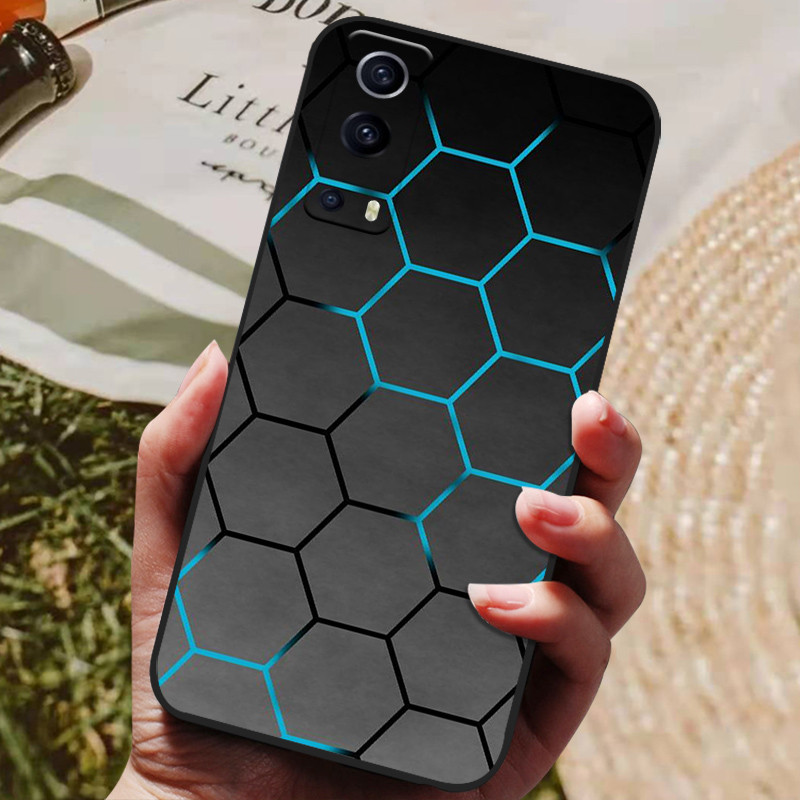 TAHANgTA New style  New style For Coque Vivo Y52 5G Case Silicon Back Cover Phone Case For Vivo Y52 5G Cases Soft bumper Funda for Vivo Y 52 5G V2053 Shells. 