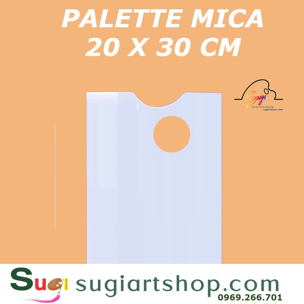 Khay Bảng pha màu Nhựa (Palette) - Khay pha màu
