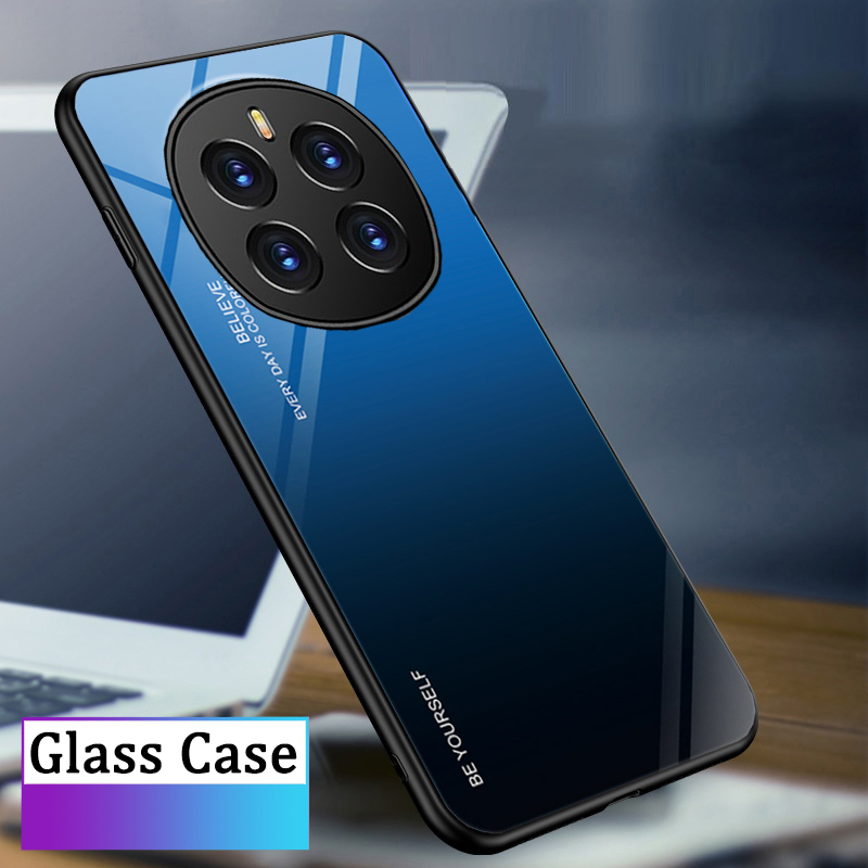 Phone case Honor Magic 7 Pro Gradient Mirror Tempered Glass Protector Hard Back Cover Honor Magic 7Pro Case. 