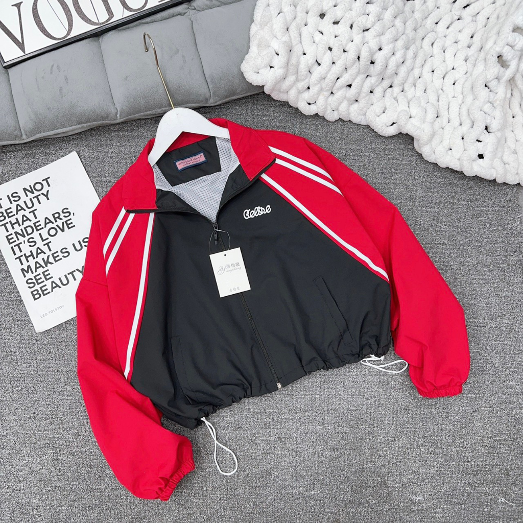Áo khoác gió nữ bomber kiểu mới