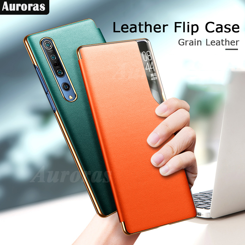 For Xiaomi Poco C75 Smart Window View Protection Flip Phone Case Housing for Xiaomi Poco C75 Leather Back Cover