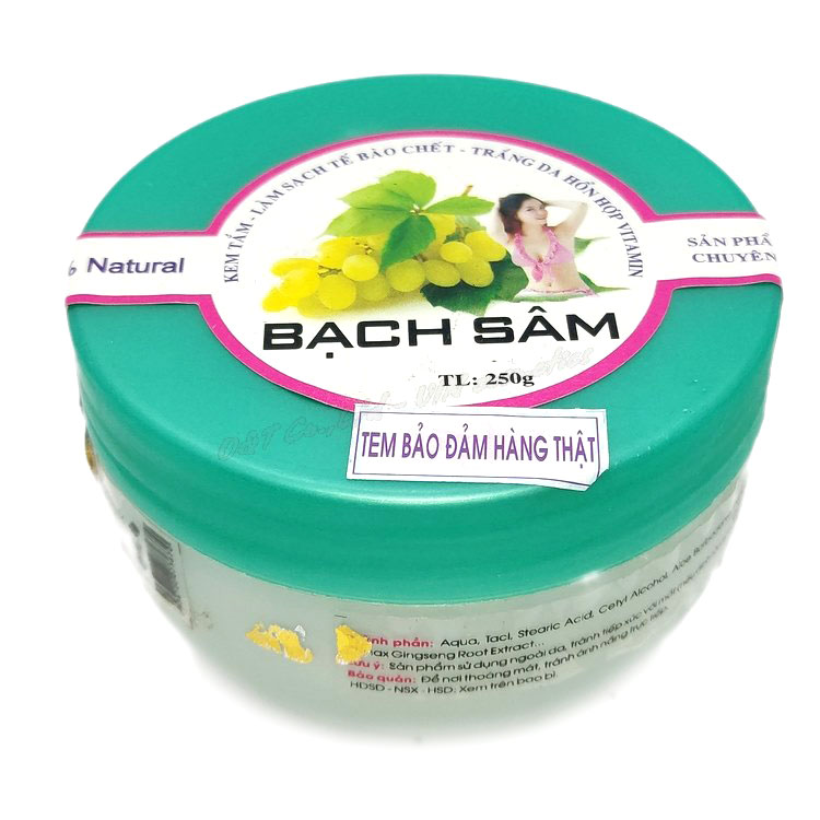 Kem tẩy tế bào chết da mặt Bạch sâm 60ml