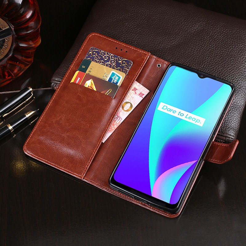 Bao da dạng ví hai mặt cho oppo a15, a15s