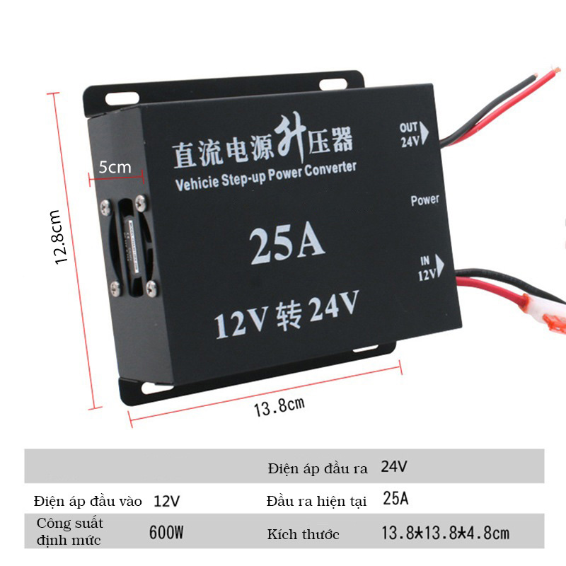 Bộ Chuyển Đổi Nguồn 12V Sang 24V SPW05