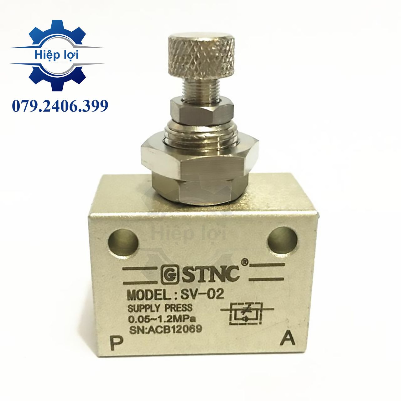 {STNC} Van Tiết Lưu Khí Nén ST01~10 – Tùy Chỉnh Lưu Lượng Dễ Dàng, Kiểm Soát Hơi Chính Xác Hơn