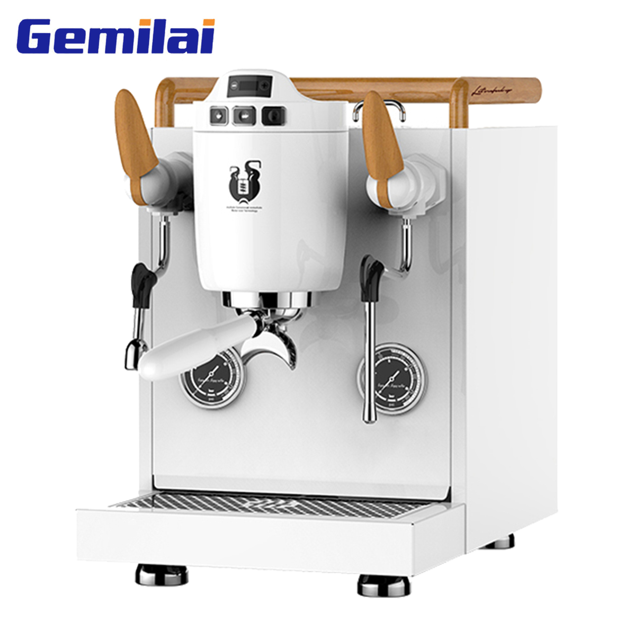 Gemilai CRM3131C Professional Espresso Coffee Machine Rotary Pump Dual Boiler Commercial Coffee