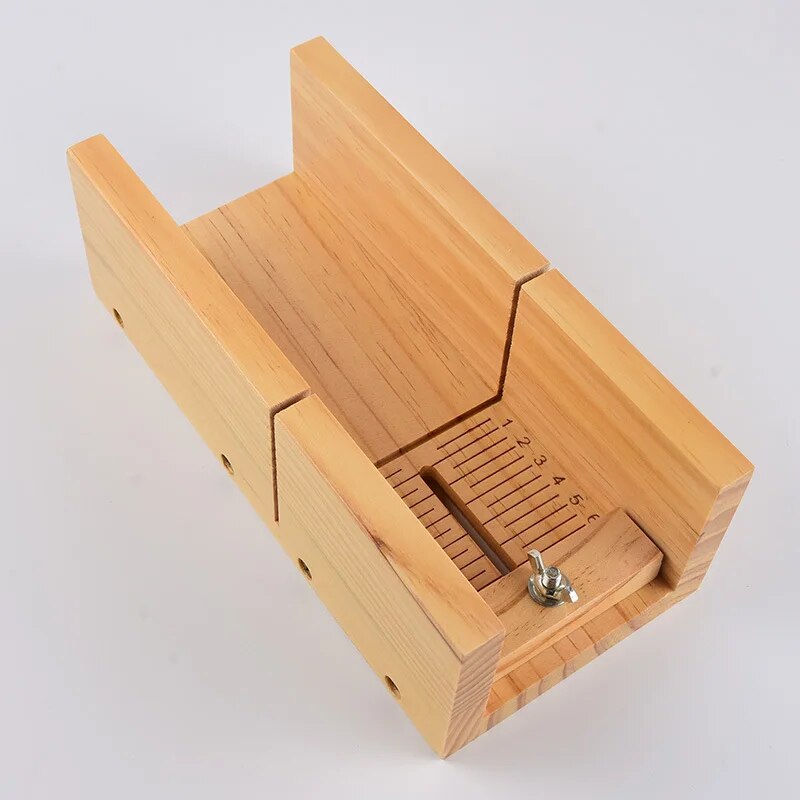 Handmade Diy Soap Cutting Tool, Rubber Wood Adjustable Soap Cutting Device, Simple Soap Making Fixed Support Supplies