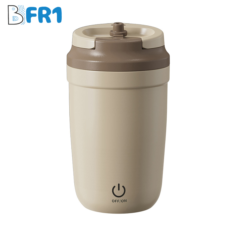BFR1 Self Stirring Mug Auto Self Mixing Stainless Steel Cup Rechargeable Portable Multi-Function Automatic Stirring Coffee Mug For Office School Gym Home Travelling Afternoon Tea Time