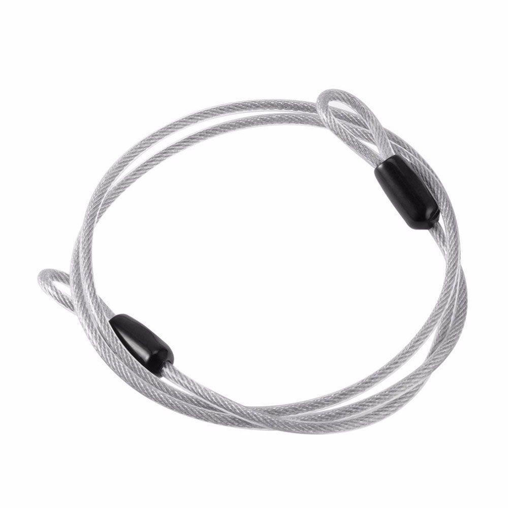 Steel Locking Rope Durable for MTB Bicycle Loop Safety Cable Lock Lock Rope Anti Theft ...