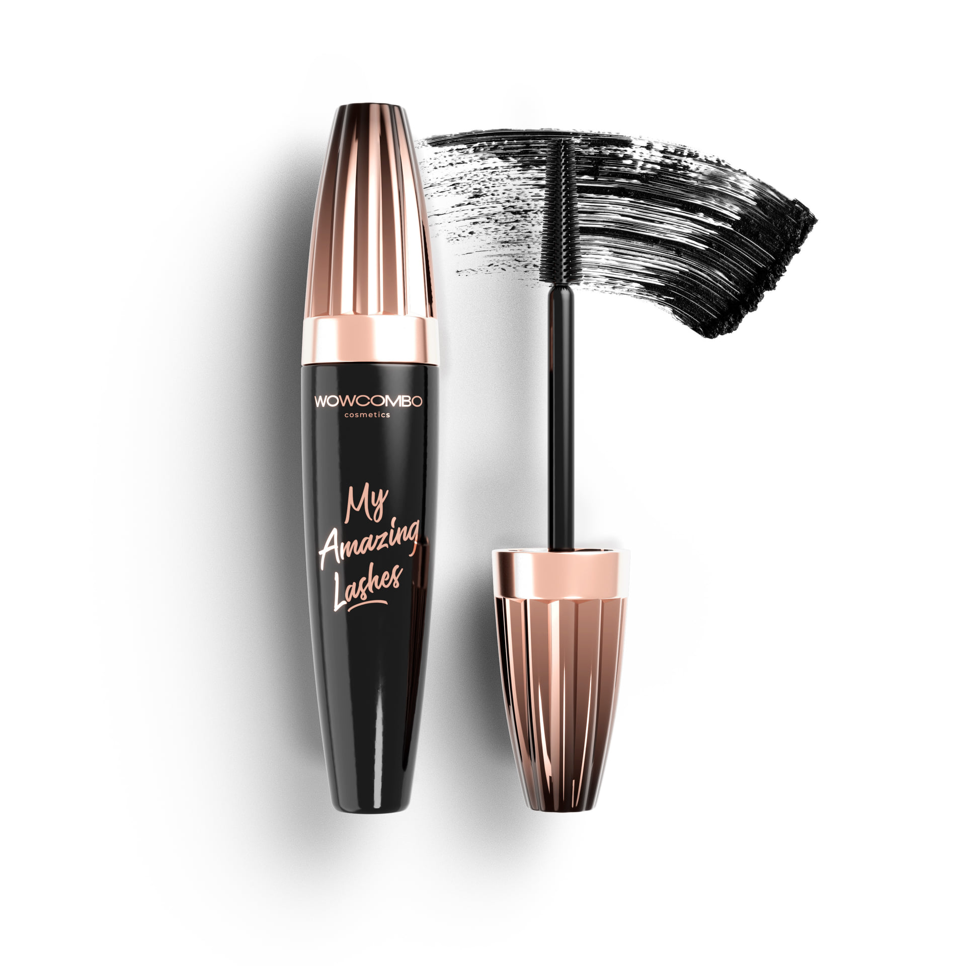 My Amazing Lashes Mascara Brown Black Lengthening Volumising Tubing Fibre Gentle