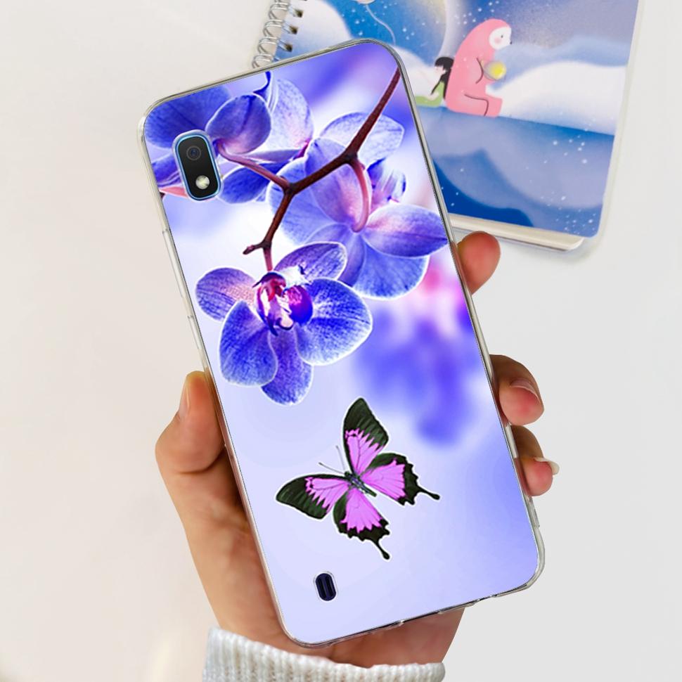 For Samsung Galaxy A10 Case SM-A105F Beautiful Painted Soft Silicone Phone Protective Cover For Samsung A10 Case Bumper