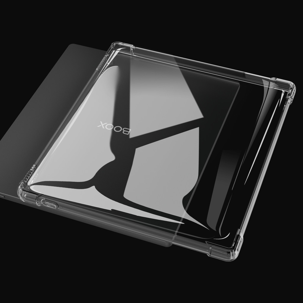 Rõ ràng trường hợp đối với Onyx boox lá 3 C 2 leaf3 leaf2 7 "eBook Bảo vệ Chống Sốc Trường hợp với 4 Chống Sốc túi khí trong suốt linh hoạt lưng mềm Bìa