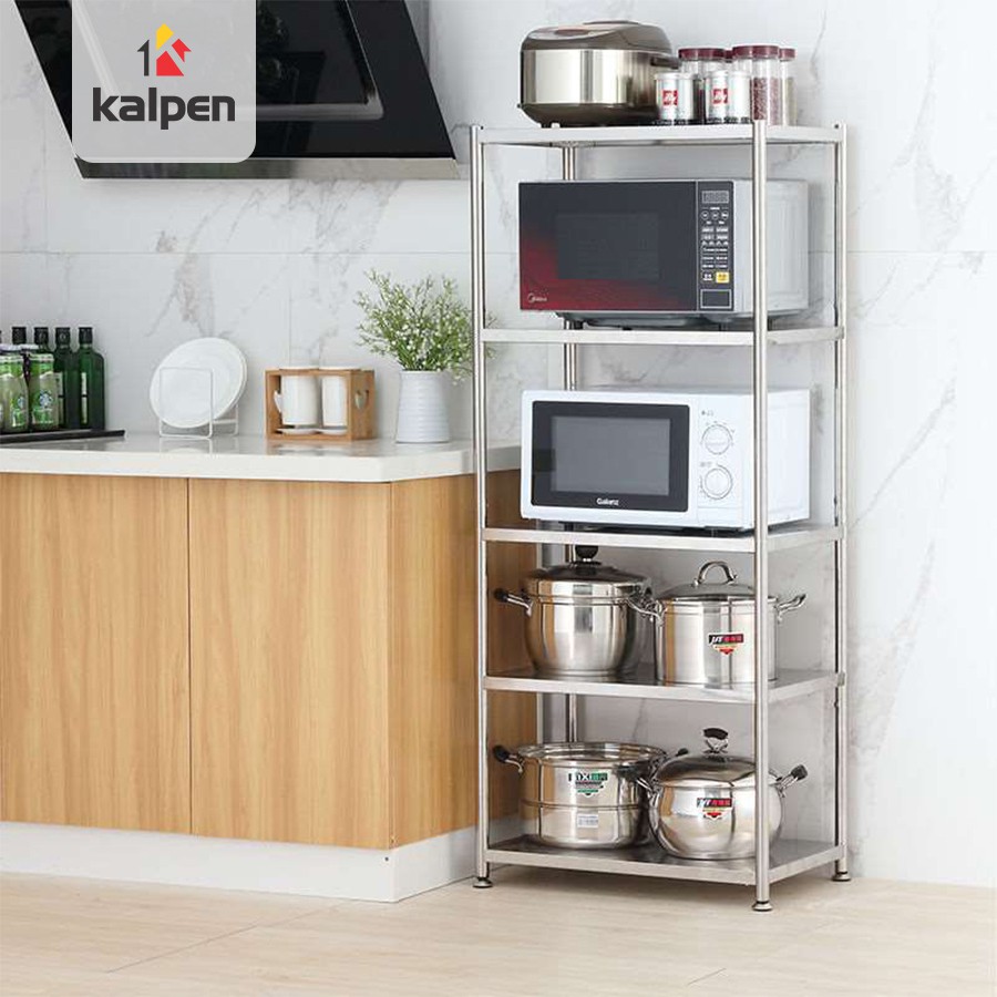 kệ inox 4 tầng để đồ nhà bếp đa năng