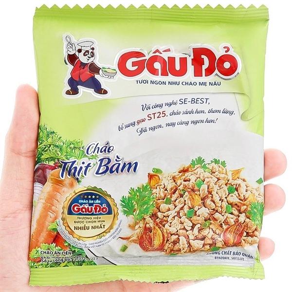 [5 GÓI] Cháo thịt bằm Gấu Đỏ gói 50g