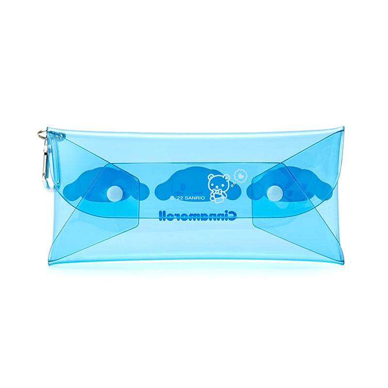Sanrio Kuromi Hello Kitty Purin Dog Pencil Case Cartoon Transparent Water Proof Storage Bag Bags Pendant Student Stationery Box. 